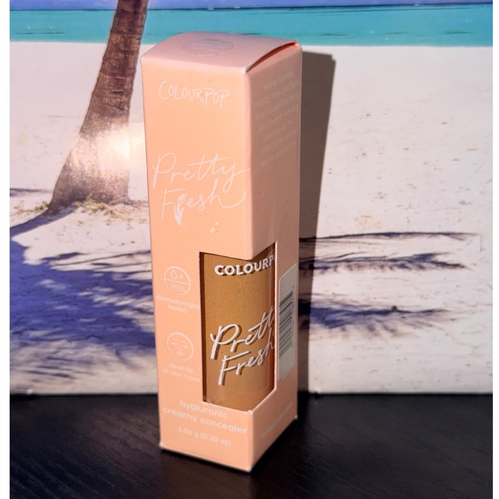 ColourPop Pretty Fresh Hyaluronic Creamy Concealer Medium 100 W Warm Coverage